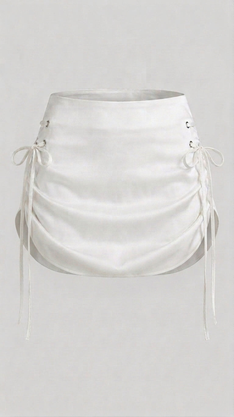 Draped Mini Skirt - Made To Order