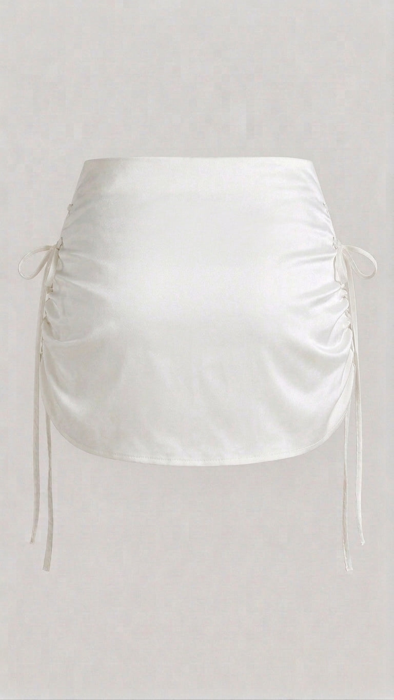 Draped Mini Skirt - Made To Order